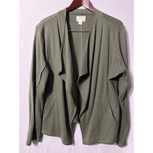 Caslon Olive Green Women's Sweater